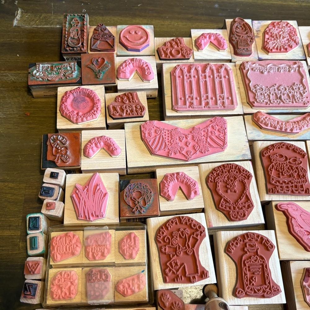 Vintage Rubber Stamps Crafting Scrapbook Crafts D.O.T.S USA 1990’s Y2K - Picture 14 of 15